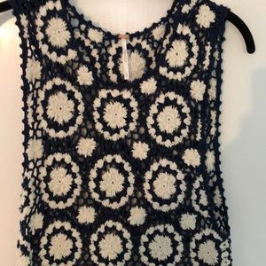 Free people crochet cover up
